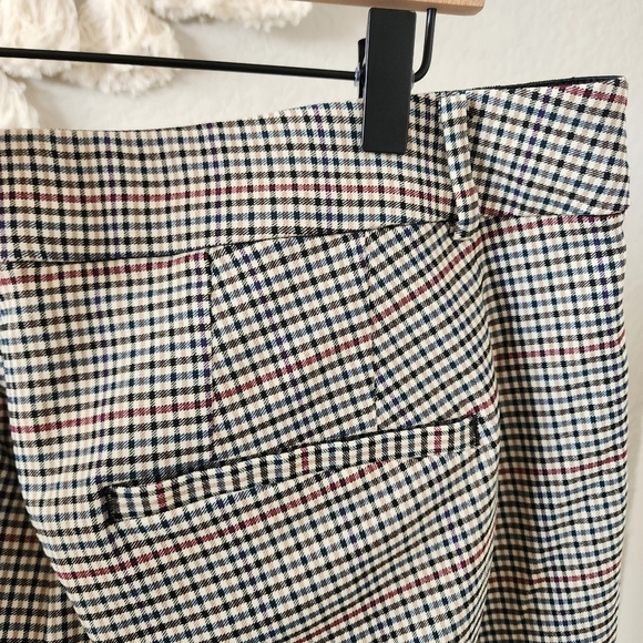 Lane Bryant Plaid Slim Pull On Trouser Pants Business Contemporary Academia 20 - Picture 10 of 11